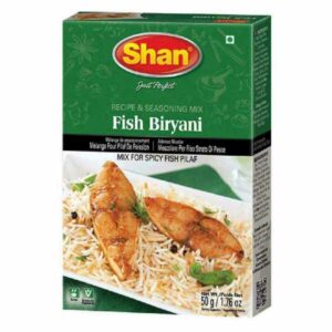 Shan fish biryani